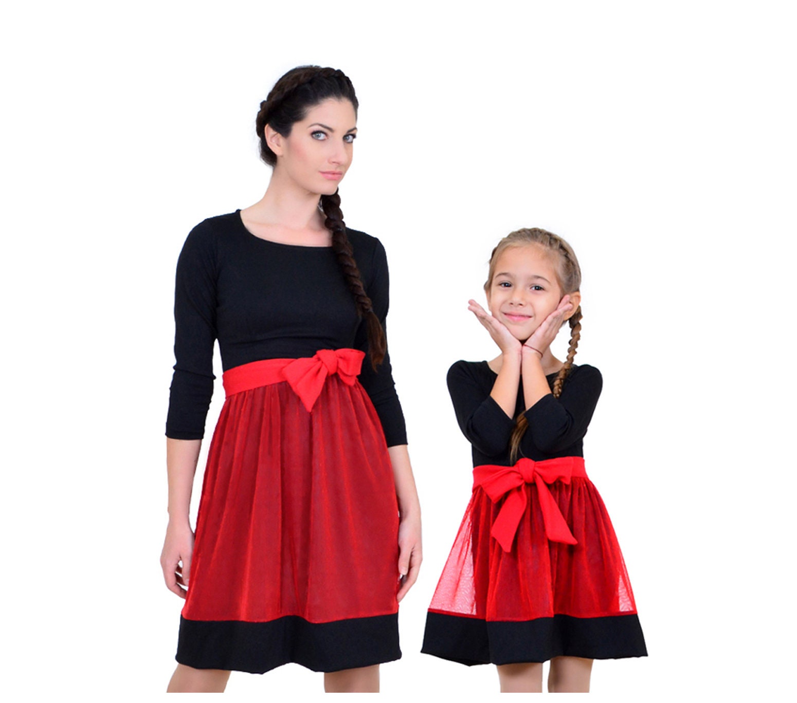 Mother Daughter Matching Dresses Mommy and Me Outfit Etsy