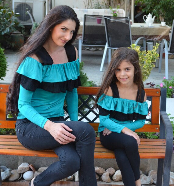 Buy Mother Daughter Matching Tops Mommy and Me Blouses Mommy and Me Outfit Matching Outfit Photo Session Outfit Online in India Etsy