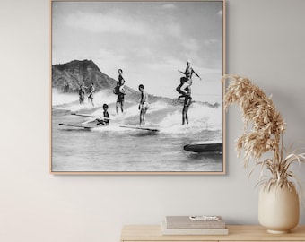 Tandem Surfing at Diamond Head - Digital Download