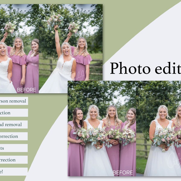 Retouche photo | Manipulation de photos, retouche photo, photoshop, suppression d'objets, suppression de personnes, édition, photographie, retouches de photos de mariage