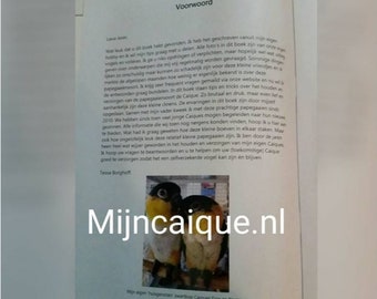 Mijn Caique het boek