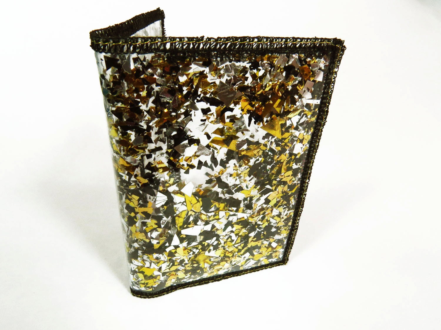 Gold Wallet Glitter Wallet Business Card Holder Slim Wallet Etsy