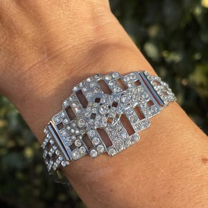 Vintage Art Deco Paste Bracelet