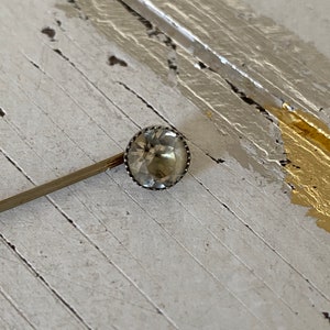 Beautiful Vintage Large Paste Stone Stick Pin Brooch or Hat Pin Antique Vintage Jewellery