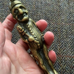Vintage Cast Brass Nutcracker - Punch and Judy