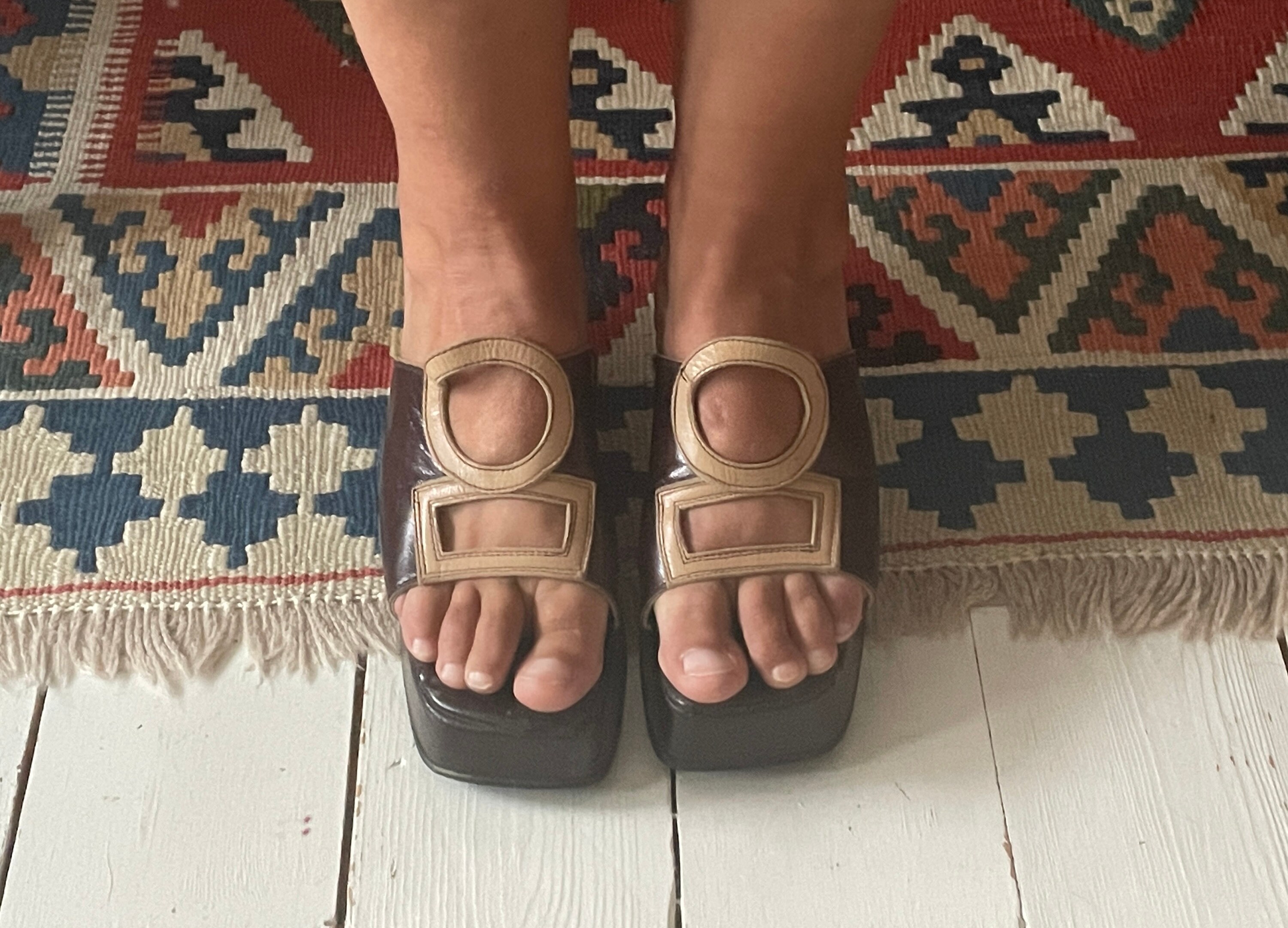 Leather sandals discount from the 90s