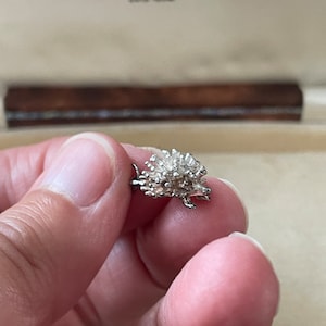 Vintage Retro Silver Hedgehog Charm or Pendant