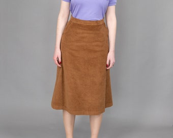 flared 40s skirt with pockets made of cord