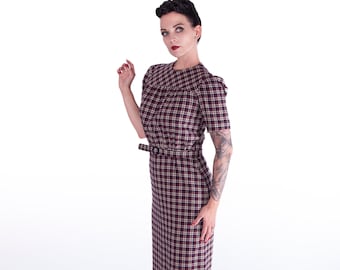 40s dress with mace sleeves