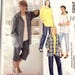 McCall's 2685 Women's Shirt, Top, Pants Pattern, Shirt-jacket, Cropped Pants, Plus Size Pattern, Size 18W-24W, 36-42, Uncut Pattern