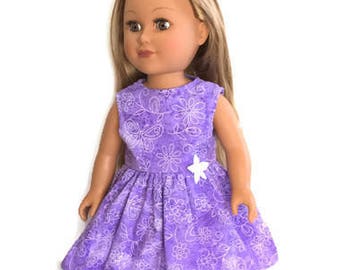 Princess Doll Purple Outfit Spitzenkleid Rock für 40cm 16 Zoll Salonpuppen 