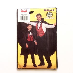 Butterick 5105, Child’s Vampire Costume Pattern, Dracula Costume, Halloween, Cosplay, Pageant, Size 4-14, Vintage Uncut