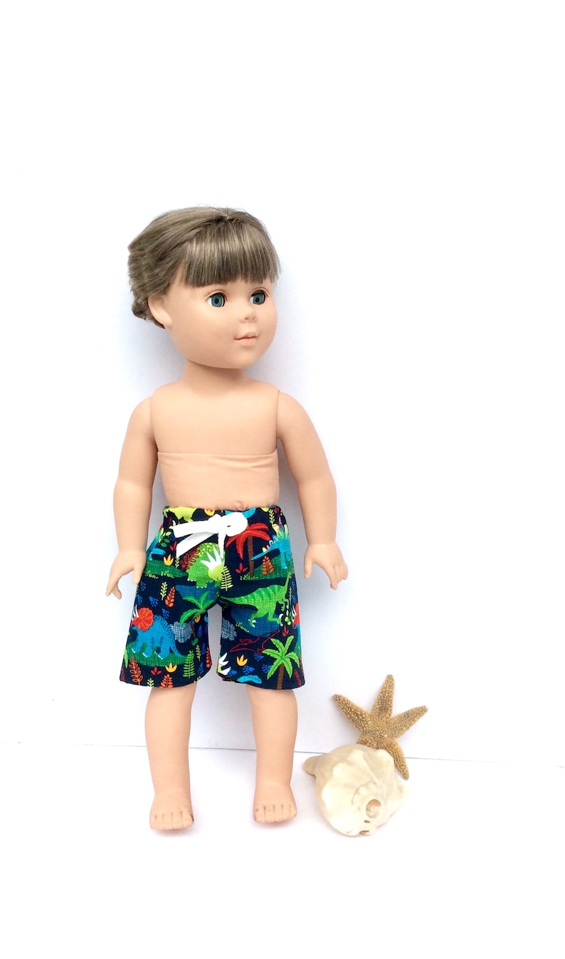 boys dinosaur swim trunks
