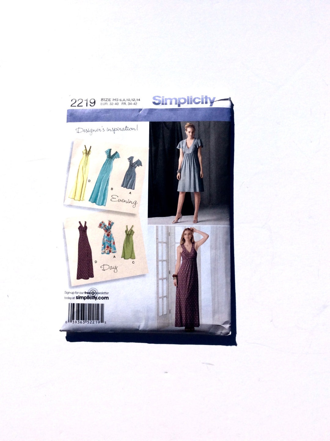 Simplicity 2219, Motif de robe pour femme, Robe de soirée, Motif de ...