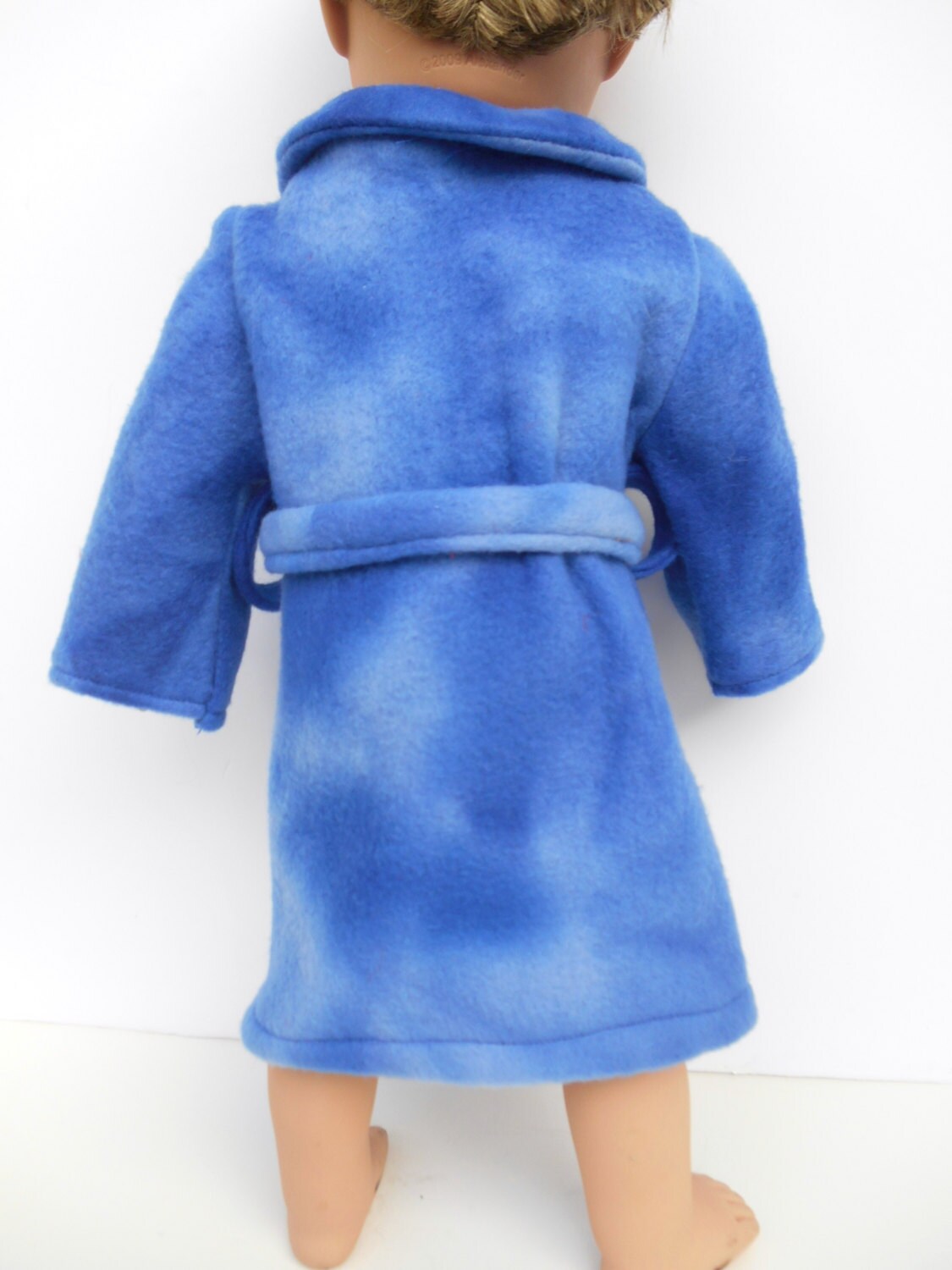 Blue Doll Robe for 18 Inch Boy Doll Royal Blue Bathrobe or Etsy