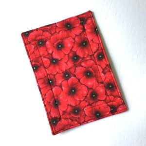 Red Poppies Casserole Hot Pad, Casserole Trivet, 9x13”