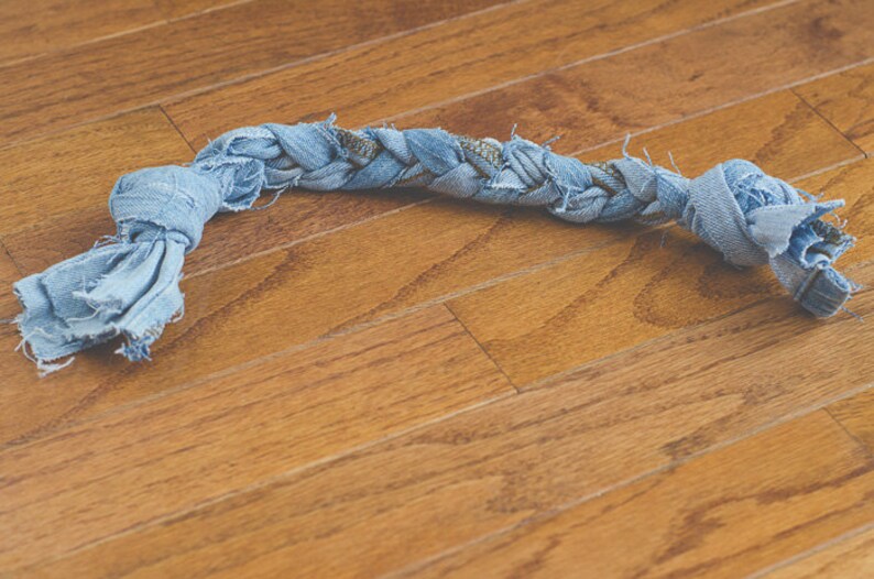 Handmade Recycled Denim Dog Toy Etsy
