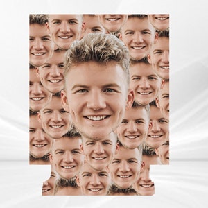 Personalized Face Picture Can Cooler – Unique Custom Photo Printed Can Bottle - Customized Printed Can - Best Wedding/Event/Party Gift