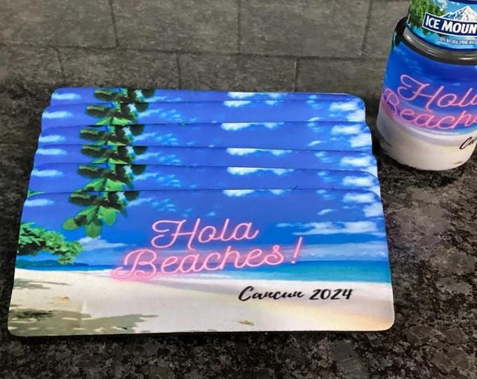 Personalized Slap Wrap Can Cooler: Fits Cans, Bottles, Slim Cans