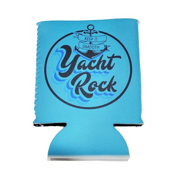 Yacht Rock Can Coolie smooth rock can cooler to keep your beer cold