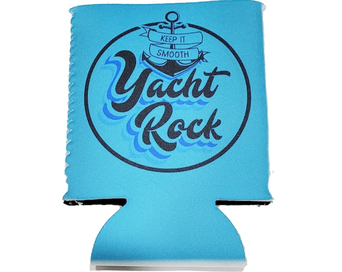 Yacht Rock Can Coolie smooth rock can cooler to keep your beer cold