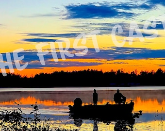 The First Cast - Digital Art Print by Gregory Alsobrooks | Instant Download Photography