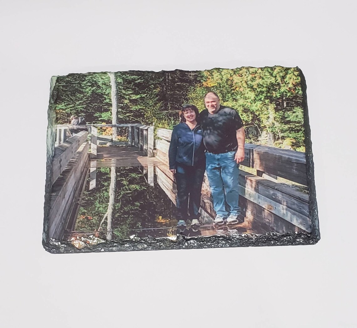 Photo Slate Your Picture on Slate Makes an Excellent - Etsy