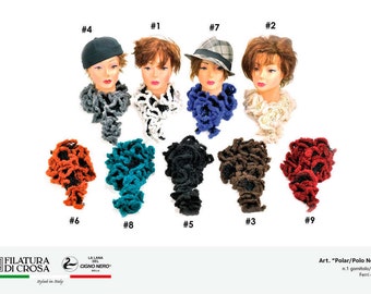 Filatura Di Crosa Novelty Ruffle Yarn, Lana Acrilico Poliammide, Super Volumizzante