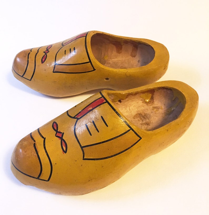 1980s wooden clogs