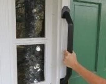 1 step Wrought Iron Grab Handle for Doorways Modern Design