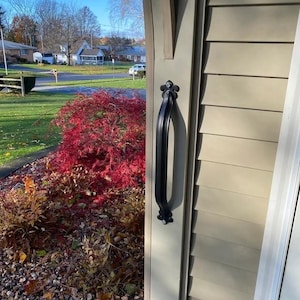 1 step Wrought Iron Grab Handle for Doorways