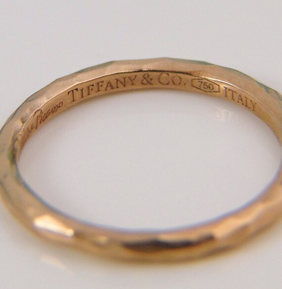 Tiffany hammered ring deals