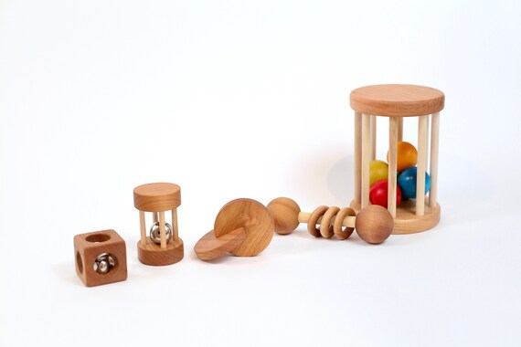 Kit de jeu pour bébé Montessori 4-8 mois de 5 jouets Ensemble pour bébé  Montessori Ensemble de développement moteur 4-8 mois -  Canada