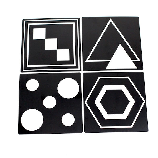Montessori Black and White Cards - Etsy