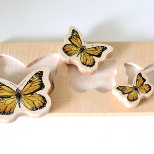 Toddler Butterfly Puzzle---Montessori Size Puzzle