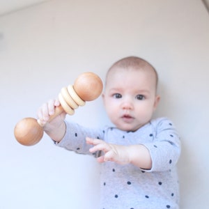 Montessori 4-8 Month Baby Play Kit of 5 Toys Montessori image 9