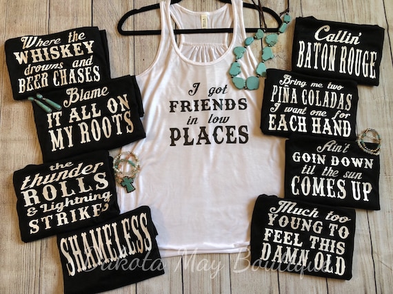 country bridesmaid shirts