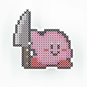 Knife Kirby Sticker
