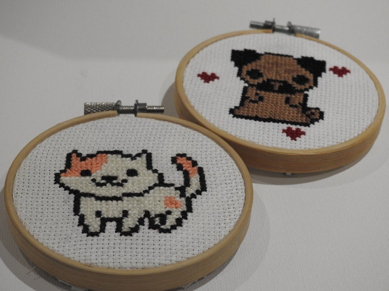 Custom Cartoon Pet Commissions 3 Inch Hoop