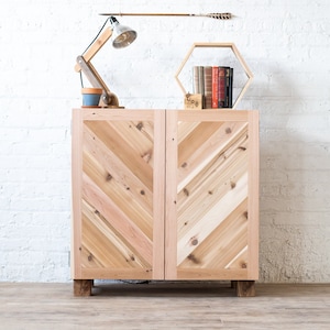 The Pa&#39;s Cupboard - Storage Cabinet - Solid Wood - Handmade in USA