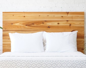 The Boswell Headboard - Cedar Barn Wood Style - Modern Rustic - Handmade in USA