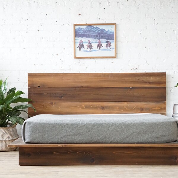 Extra Tall Headboard Bed Etsy