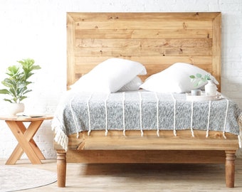 The Mama Lena Stow - Storage Bed - Platform Bed and Headboard - Drawers - Handcrafted in USA