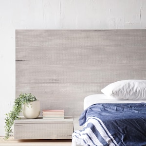 The Driftless - Solid Wood Platform Bed Frame With Wide Headboard ...