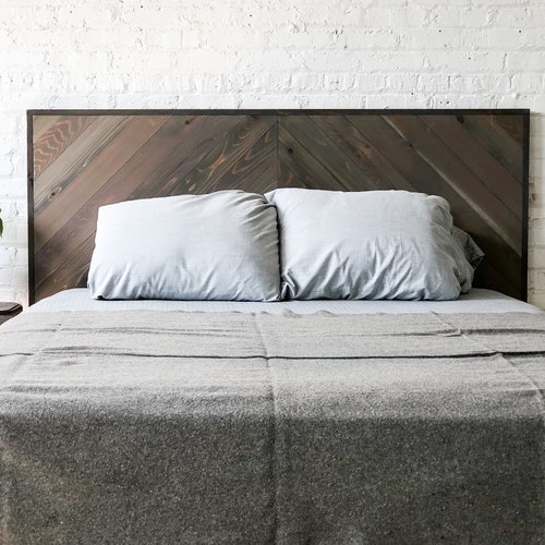 Deadwood Chevron Headboard Made in USA Etsy