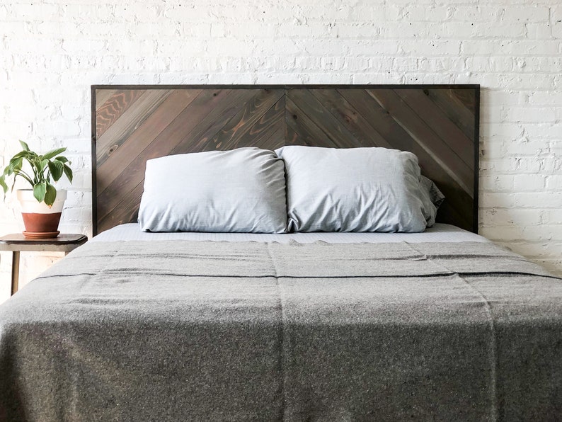 Deadwood Chevron Headboard Made in USA Etsy