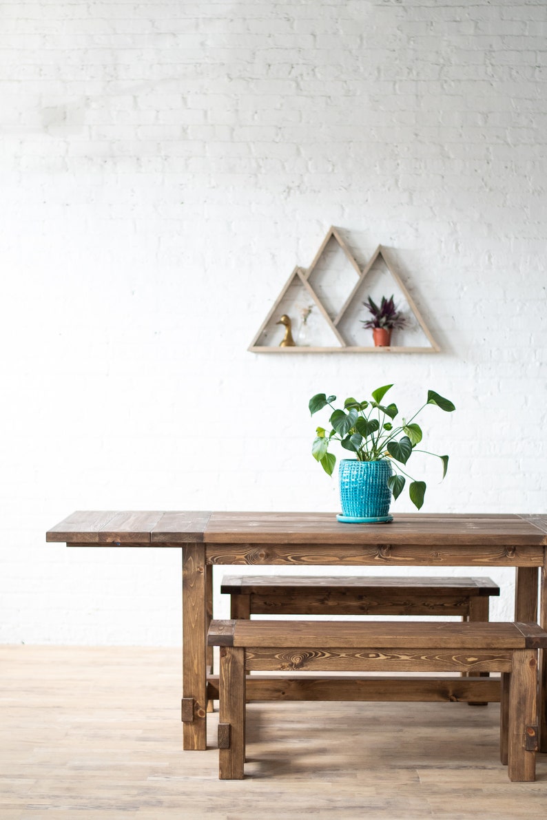 The Gather Farm Style Table and Bench - Thumbnail 3