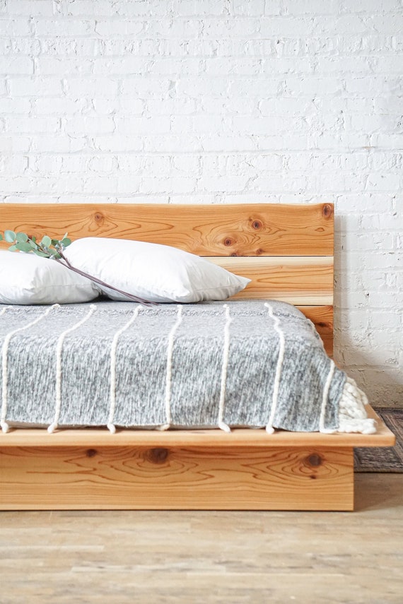Tall platform bed frame discount