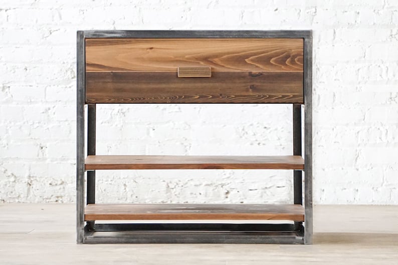 American made dressers, drawers, and storage chests. Shelf and shelves. Metal. Steel accents. Natural solid wood furniture. Refined rustic. Modern rustic. Mountain cabin. Heirloom quality. Sustainably sourced materials. Outdoors inspired. Industrial.