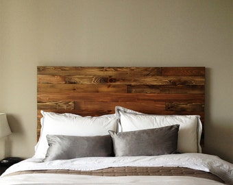 The Boswell Headboard - Cedar Barn Wood Style - Modern Rustic - Handmade in USA